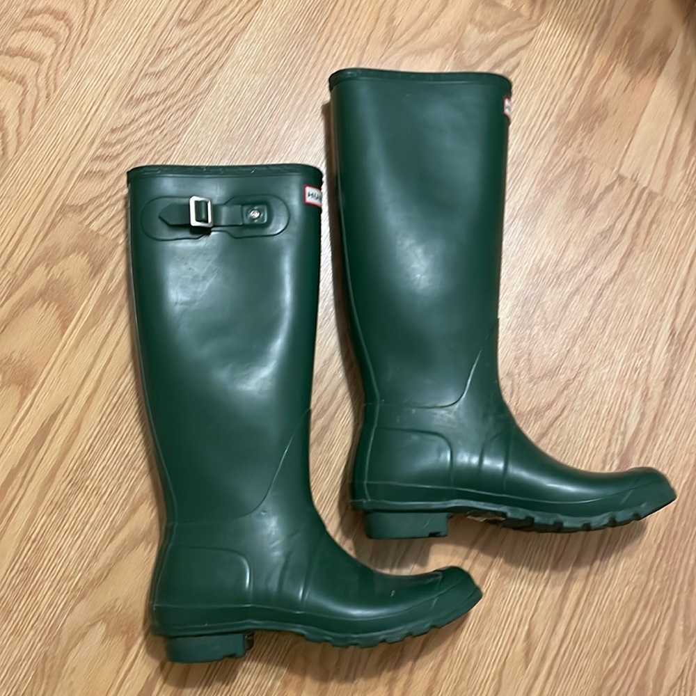 Women’s Green Hunter Wellies size 10